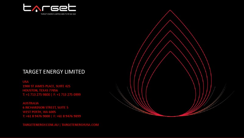 AGM – Target Energy Limited – slide 22