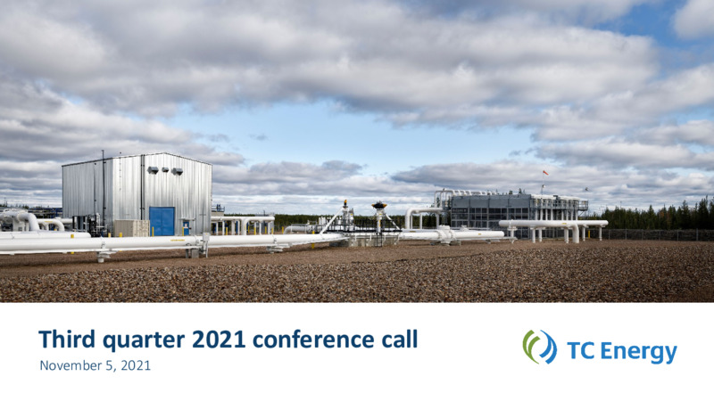 3Q 2021 Earnings Presentation – TC Energy Corp. – slide 16