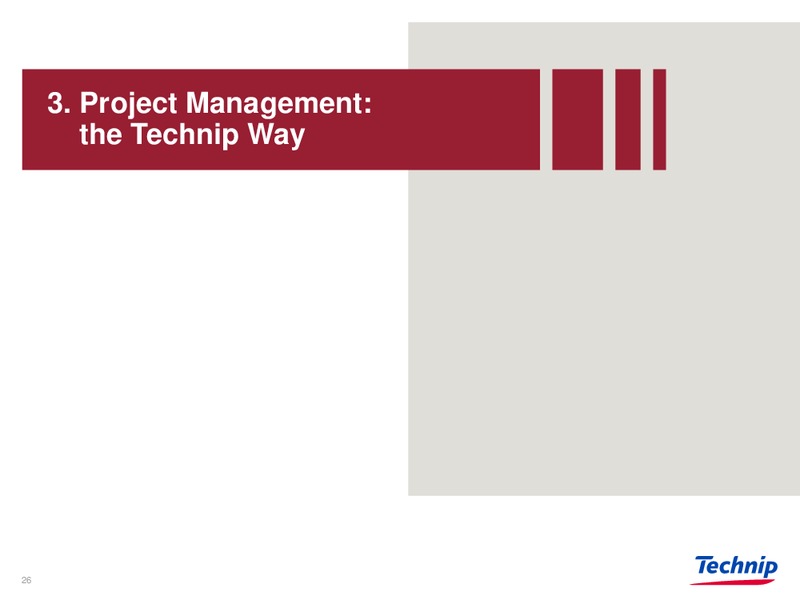 INVESTOR PRESENTATION – Technip – slide 26