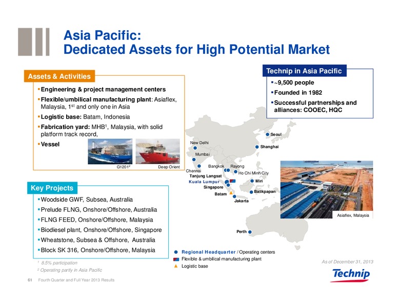 Fourth Quarter and Full Year 2013 Results – Technip – slide 60