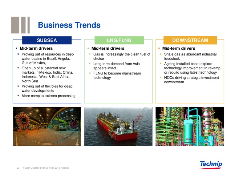 Q4 FULL YEAR 2013 RESULTS – Technip – slide 22