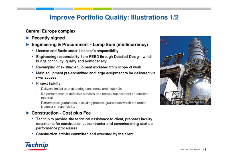 FEBRUARY 2007 RESULTS – Technip – slide 45