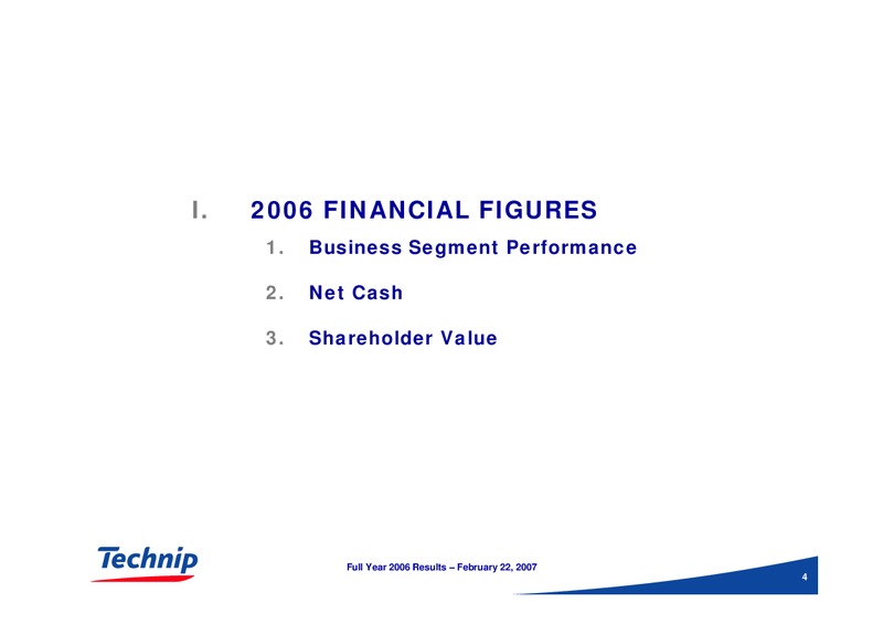 FEBRUARY 2006 RESULTS – Technip – slide 4