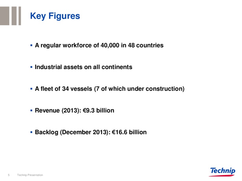INVESTOR PRESENTATION – Technip – slide 5