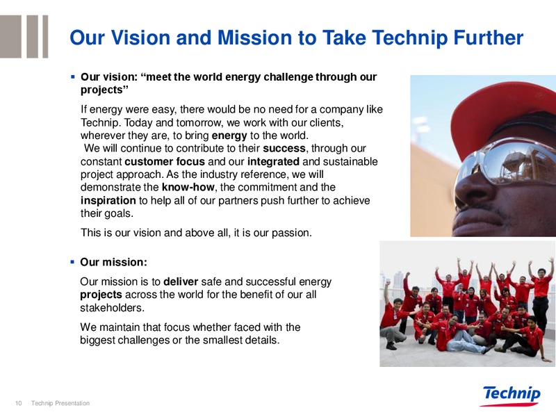 INVESTOR PRESENTATION – Technip – slide 10