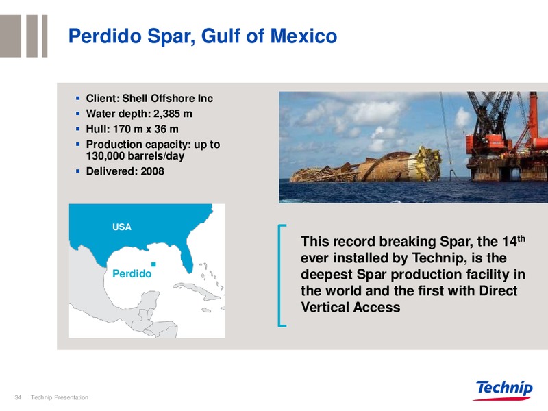 INVESTOR PRESENTATION – Technip – slide 34