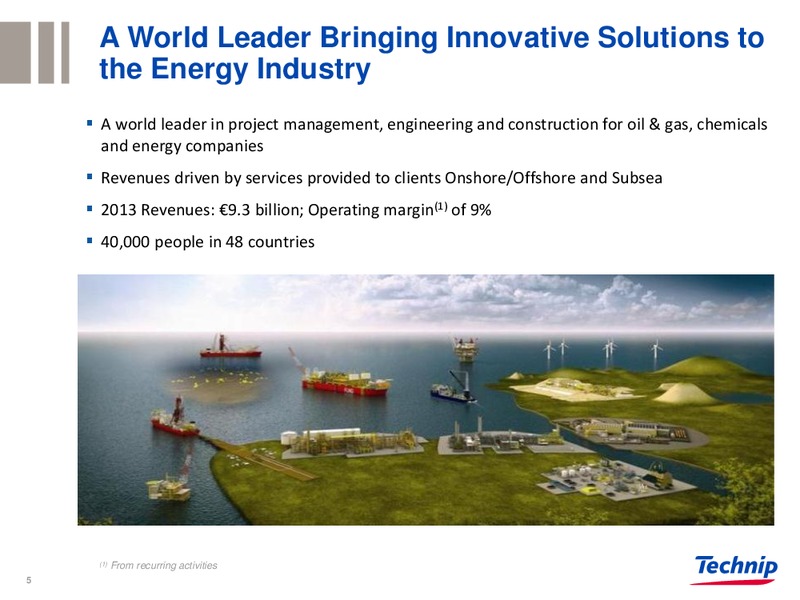 BAML Oil and Gas Conference – Technip – slide 4