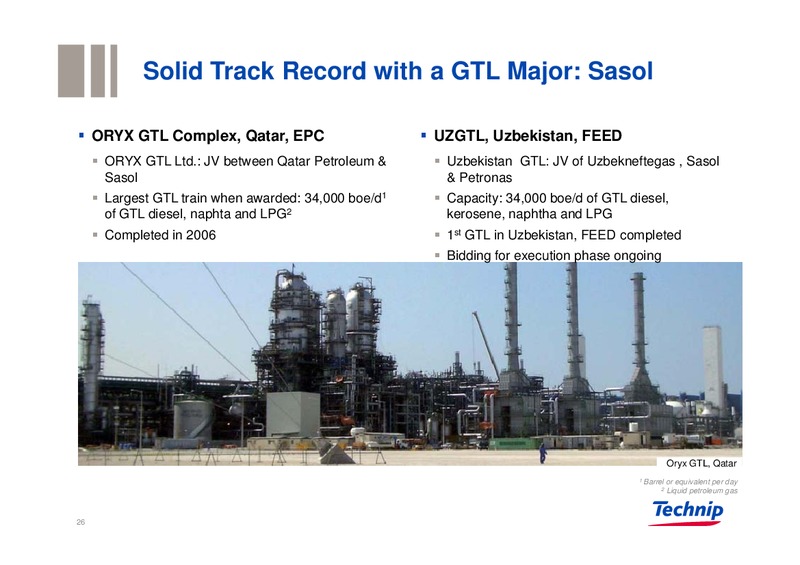 GLOBAL E&P INVESTORS CONFERENCE – Technip – slide 25