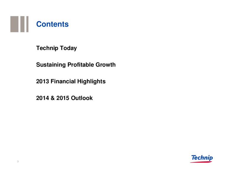 Investor Presentation – Technip – slide 2
