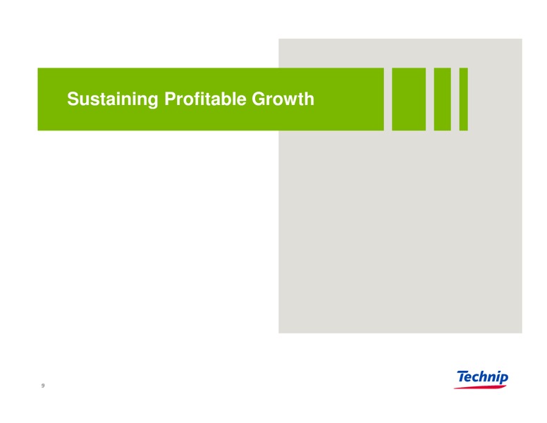 Investor Presentation – Technip – slide 8