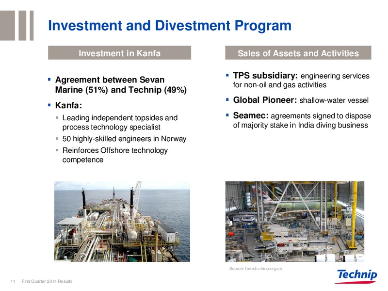 Q1 2014 RESULTS – Technip – slide 10