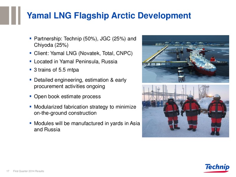 Q1 2014 RESULTS – Technip – slide 16