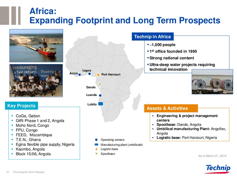 Q1 2014 RESULTS – Technip – slide 46