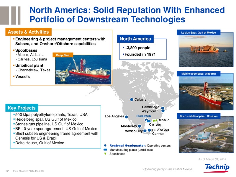 Q1 2014 RESULTS – Technip – slide 49