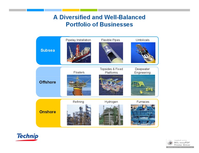 MAY 2009 INVESTOR MEETING – Technip – slide 6