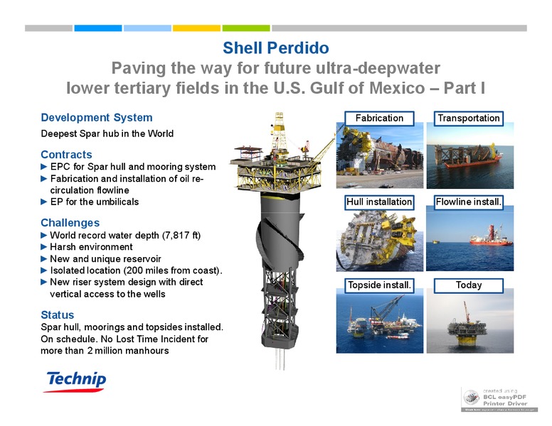 MAY 2009 INVESTOR MEETING – Technip – slide 9