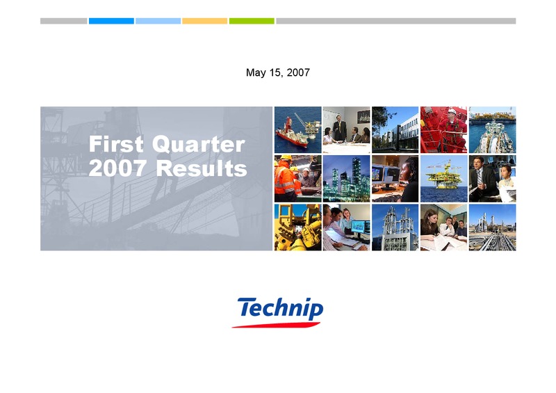 Q1 2007 RESULTS – Technip – slide 1