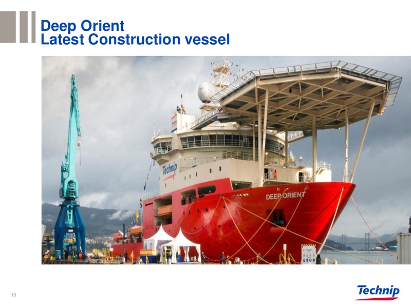 GOLDMAN SACHS EUROPEAN OIL SERVICES SYMPOSIUM – Technip – slide 18