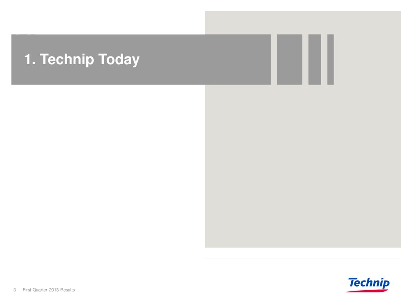 CORPORATE PRESENTATION – Technip – slide 2