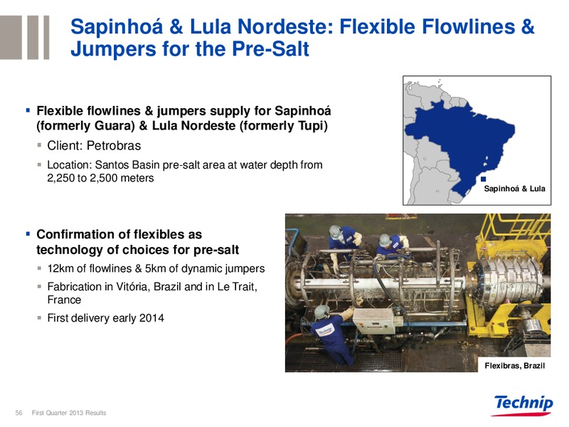 CORPORATE PRESENTATION – Technip – slide 55