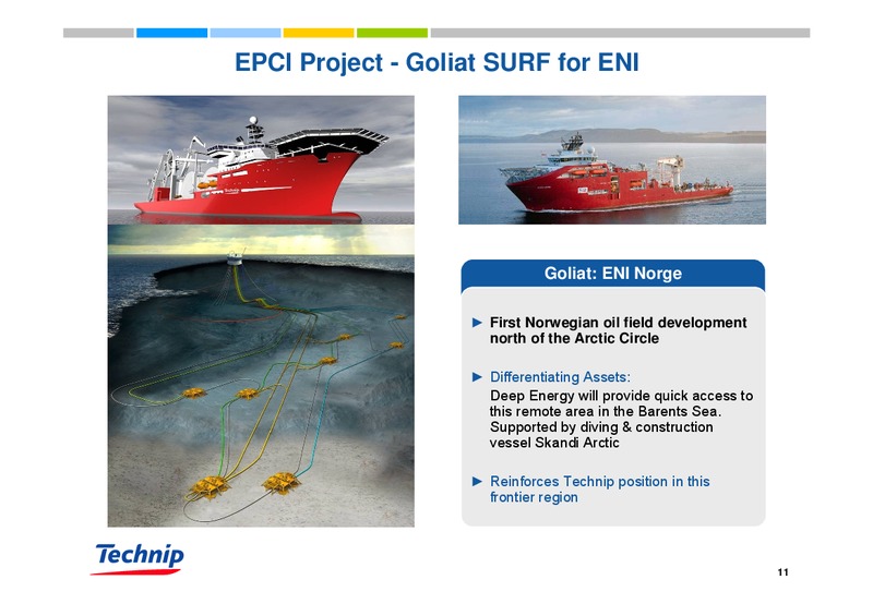 NORWAY BARCLAYS INVESTOR PRESENTATION – Technip – slide 11