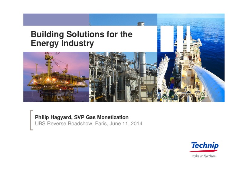 UBS REVERSE ROADSHOW – Technip – slide 1
