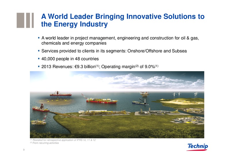 UBS REVERSE ROADSHOW – Technip – slide 2