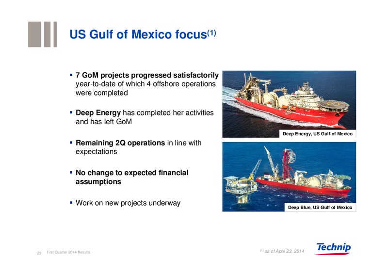 UBS REVERSE ROADSHOW – Technip – slide 22