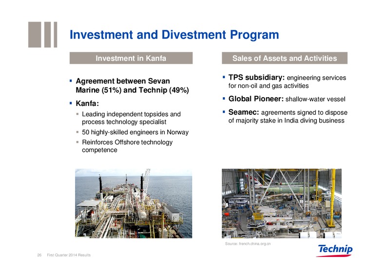 UBS REVERSE ROADSHOW – Technip – slide 25