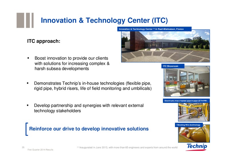 UBS REVERSE ROADSHOW – Technip – slide 34