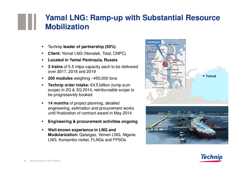 Q2 FULL YEAR 2014 RESULTS – Technip – slide 45