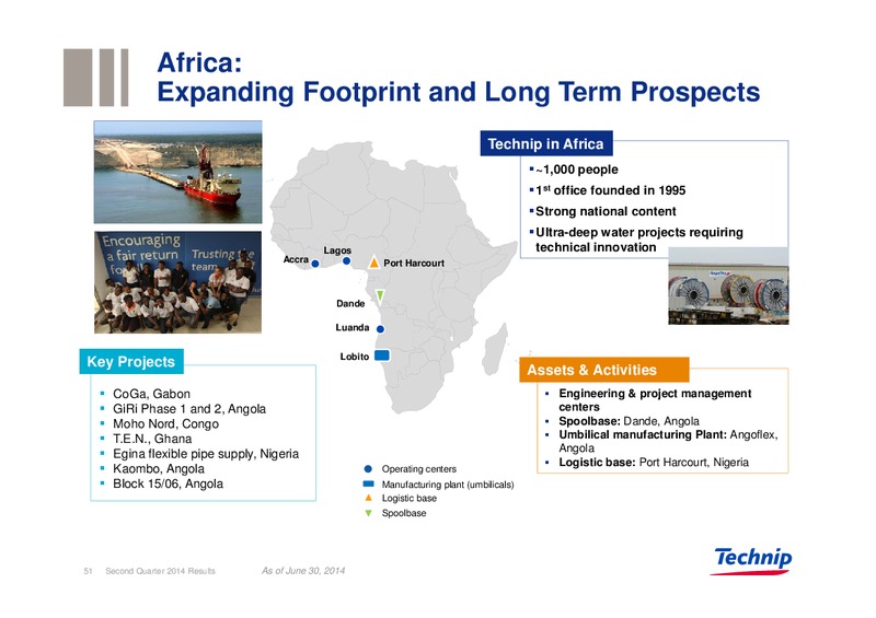 Q2 FULL YEAR 2014 RESULTS – Technip – slide 50