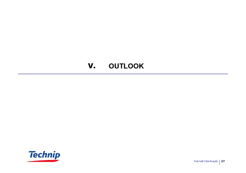 Q2 2014 RESULTS – Technip – slide 27