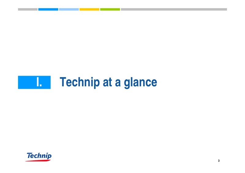 SEPTEMBER 2008 INVESTOR PRESENTATION – Technip – slide 3