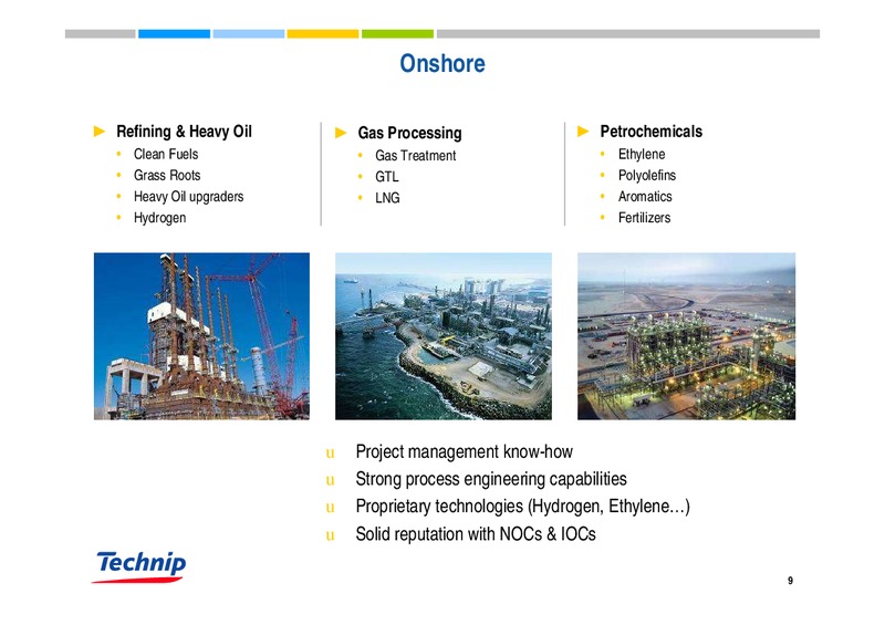 SEPTEMBER 2008 INVESTOR PRESENTATION – Technip – slide 9