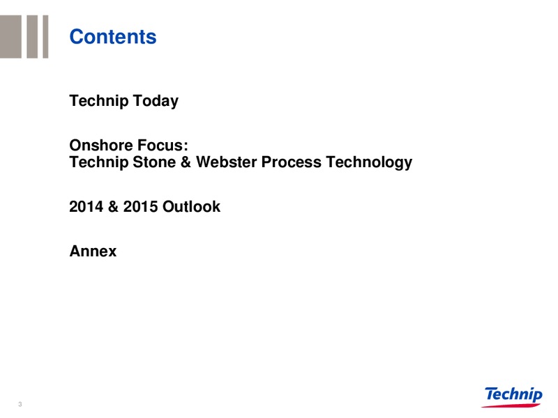 BARCLAYS CONFERENCE – Technip – slide 2