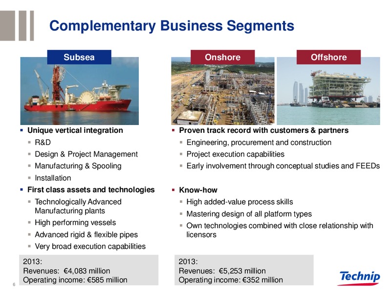 BARCLAYS CONFERENCE – Technip – slide 5