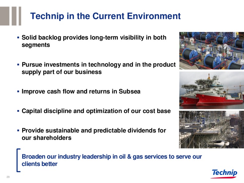 BARCLAYS CONFERENCE – Technip – slide 28