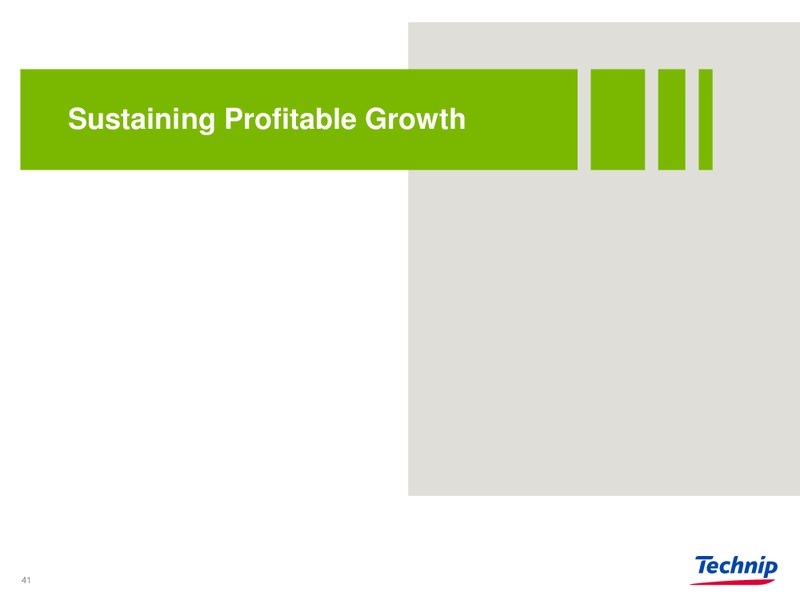 BARCLAYS CONFERENCE – Technip – slide 40