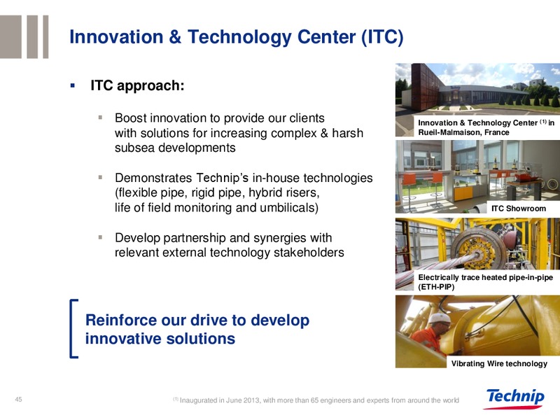 BARCLAYS CONFERENCE – Technip – slide 44