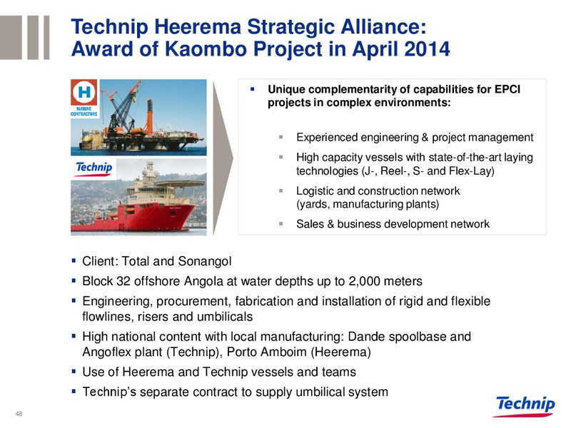 BARCLAYS CONFERENCE – Technip – slide 47