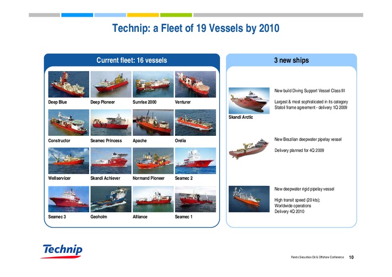 PARETO SECURITIES OIL & OFFSHORE CONFERENCE – Technip – slide 10