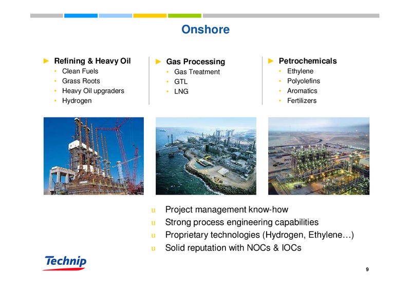 DEUTSCHE BANK OIL & GAS CONFERENCE – Technip – slide 9