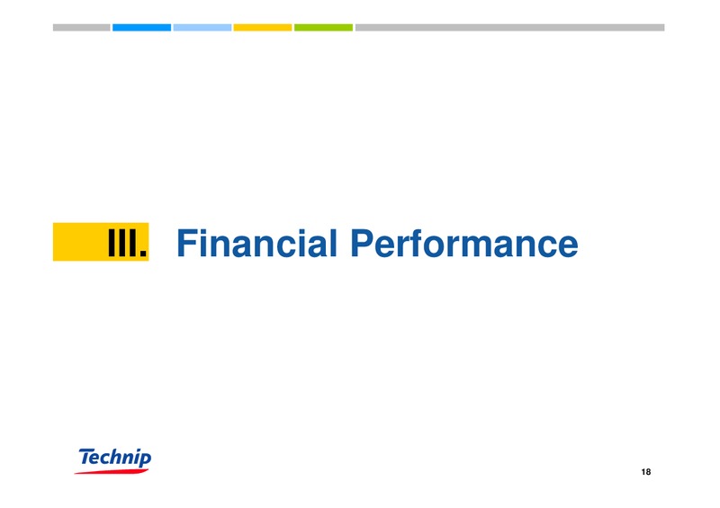 DEUTSCHE BANK OIL & GAS CONFERENCE – Technip – slide 18