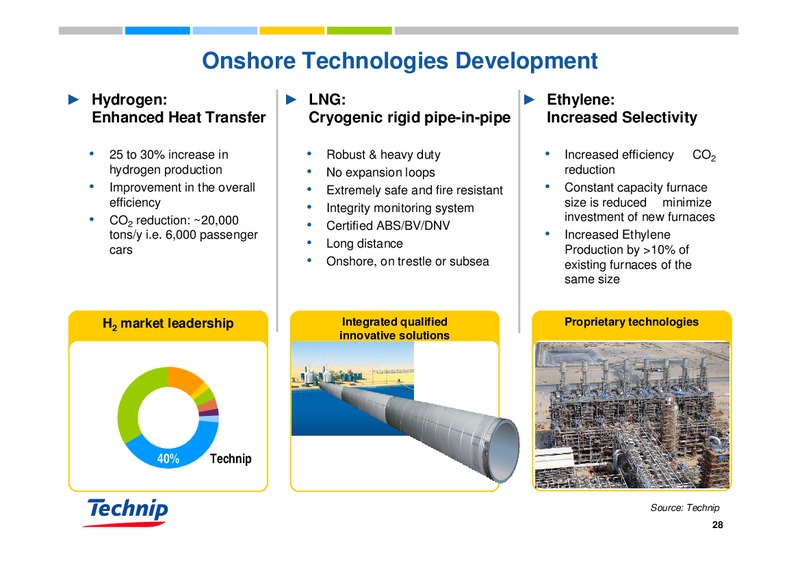 DEUTSCHE BANK OIL & GAS CONFERENCE – Technip – slide 28