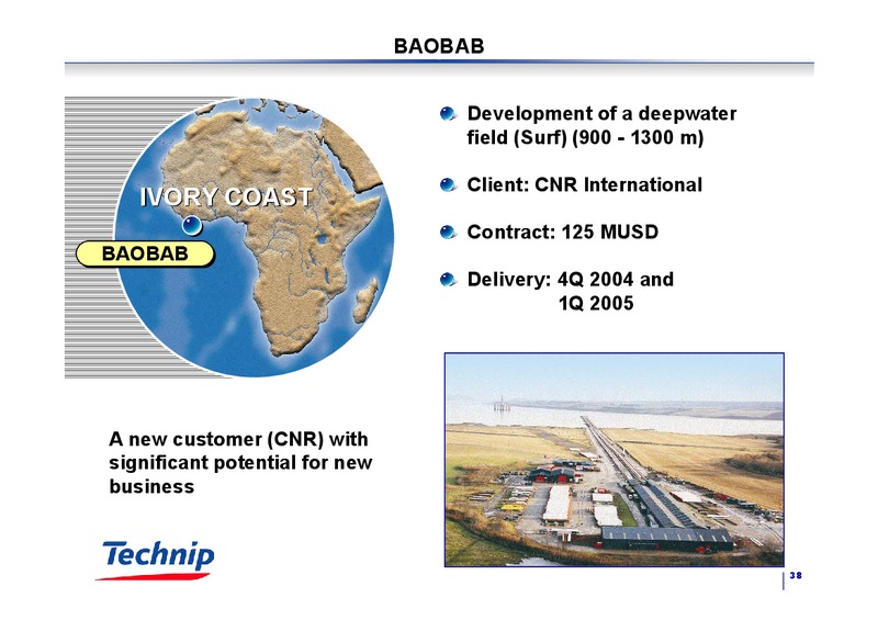 Q3 2003 RESULTS – Technip – slide 37