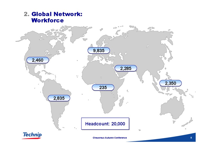 CHEUVREUX AUTUMN CONFERENCE – Technip – slide 6