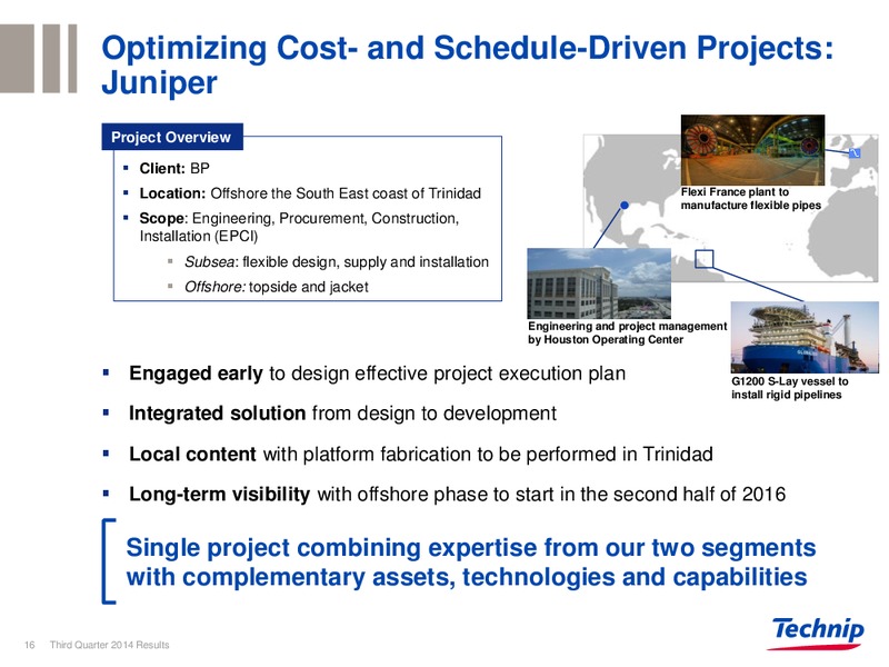 Q3 2014 RESULTS – Technip – slide 15