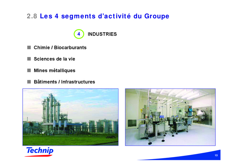 NOVEMBER 2006 CORPORATE PRESENTATION – Technip – slide 12