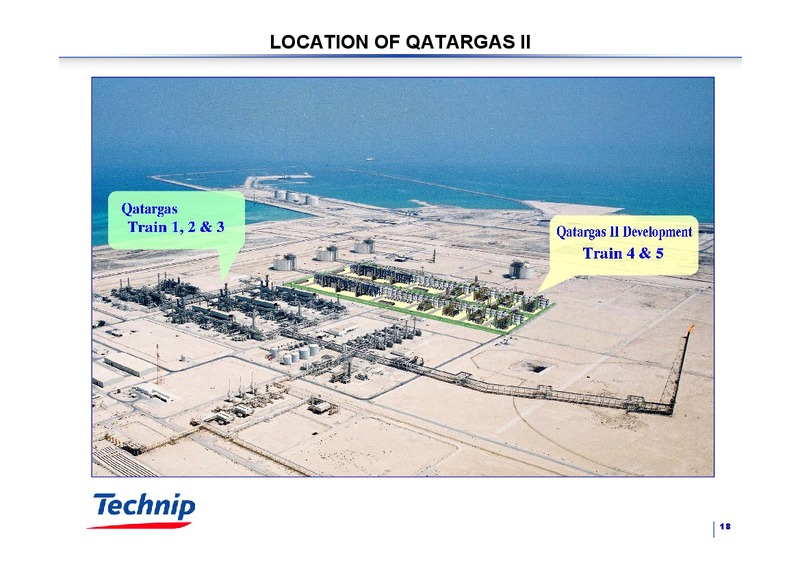 DECEMBER 2004 CORPORATE PRESENTATION – Technip – slide 18